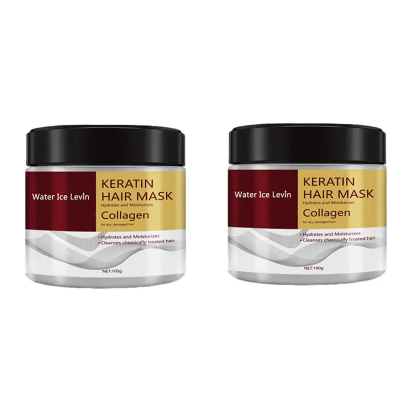 Keratin Collagen Hair Mask for Dry Hair Texture Smooth Soft Hair