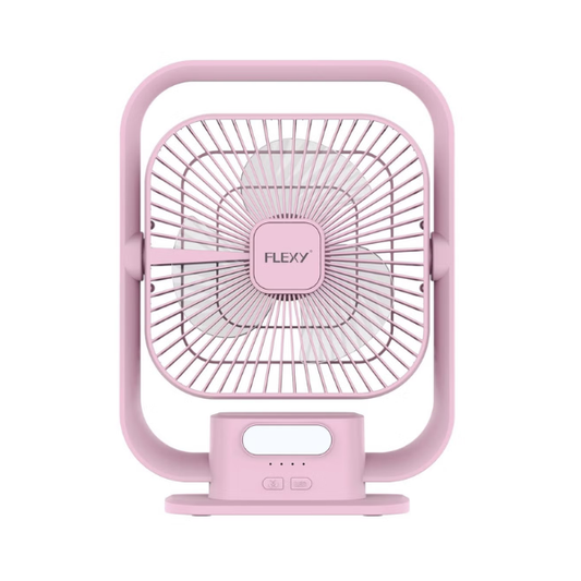 portable USB fan with LED light FLEXY