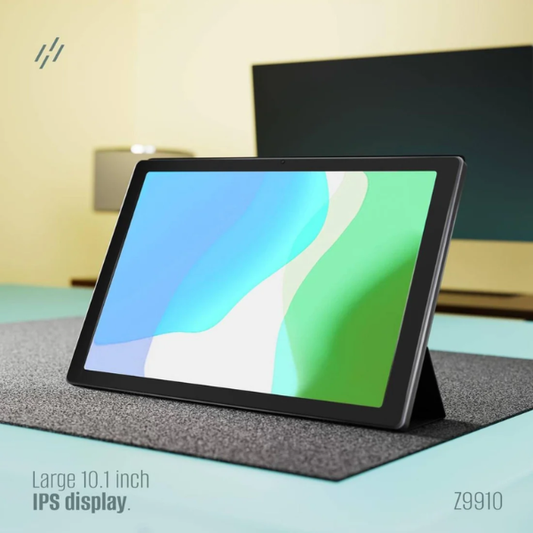جهاز تابلت هيتز تاب Z9910 - شاشة HD بحجم 10.1 بوصة، 4 جيجابايت رام، 128 جيجابايت تخزين، شبكة 4G LTE + واي فاي، تابلت أندرويد