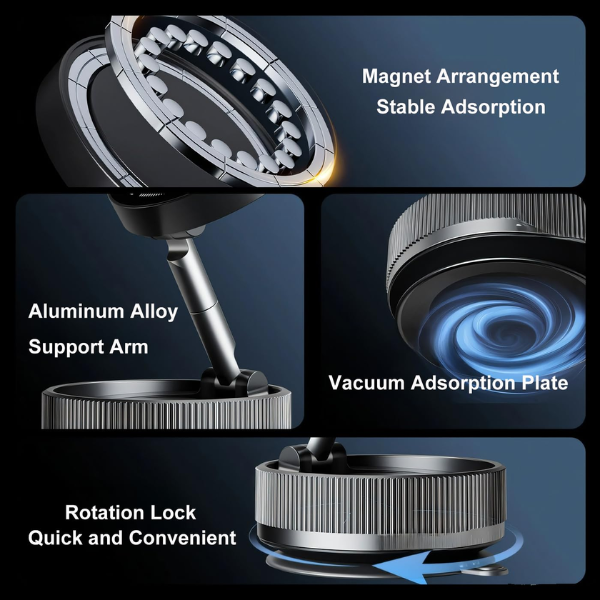 Vacuum Suction Magnetic Bracket K007