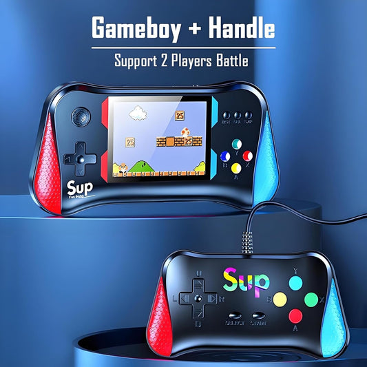 SUP Retro X7M Handheld Game Console, 500 Classic Games, 3.5 Inch LCD Screen