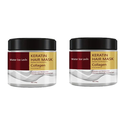 Keratin Collagen Hair Mask for Dry Hair Texture Smooth Soft Hair