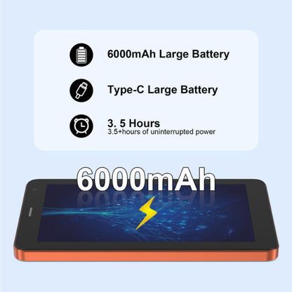 جهاز لوحي C idea CM517 Air بشاشة 7 بوصة IPS وذاكرة وصول عشوائي 8 جيجابايت وسعة تخزين 256 جيجابايت ومعالج رباعي النواة يدعم الواي فاي