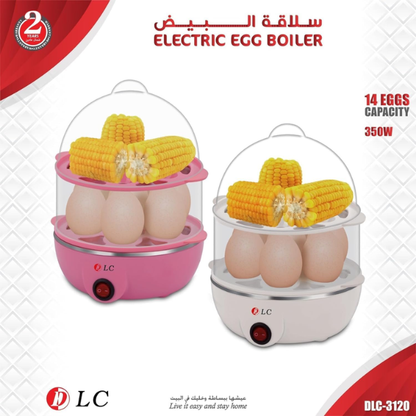 Electric egg boiler with corn and eggs  DLC brand.