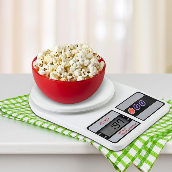 Digital Kitchen Scale & Food Weight Machine up to 10kg Capacity SF-400