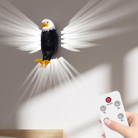Eagle Wall Light Indoor Magnetic Projection Night Light with Remote Control
