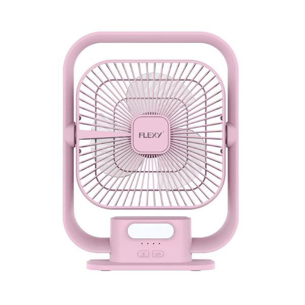 portable USB fan with LED light FLEXY