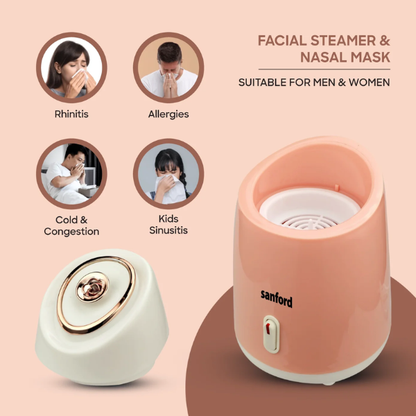 Sanford Facial Sauna SF-1947FS – Deep Cleansing Face Steamer for Skin Hydration & Pore Care