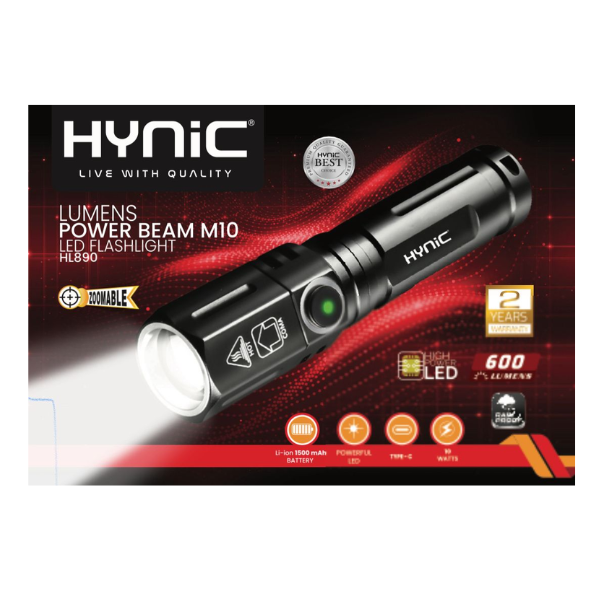 Portable high power LED torch for camping and emergency use