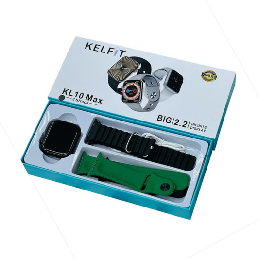 Kelfit watch strap kit packaging with straps