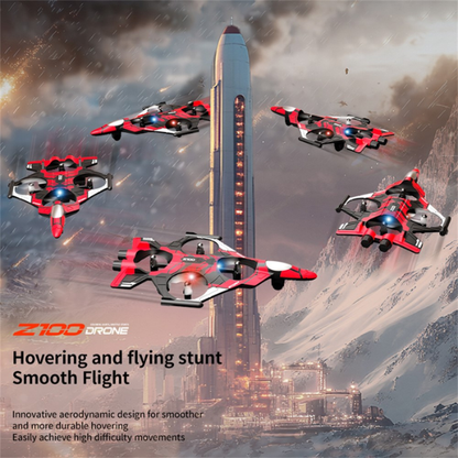طائرة Z100 كوادكوبتر فايتر درون بالتحكم عن بعد – لعبة طائرة بالتحكم عن بعد مع أضواء LED
