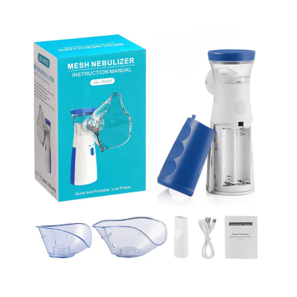 JSL-W302 Portable Mesh Nebulizer - USB Rechargeable Asthma Nebulizer