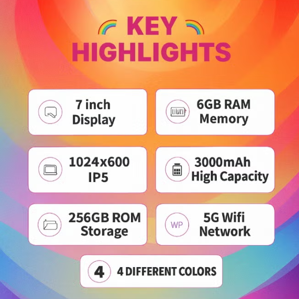 Modio Kids Tab M5 Details