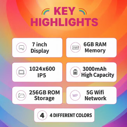 Modio Kids Tab M5 Details