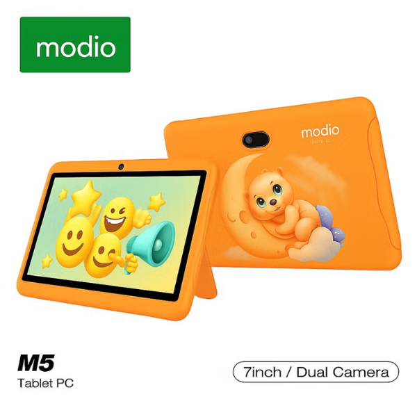 modio KIDS TAB M5 5G Wifi Network
7 inch Display 6GB RAM Memory 
256GB ROM Storage