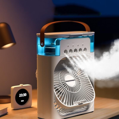 Portable Mini Air Cooler Fan with Water Mist Spray