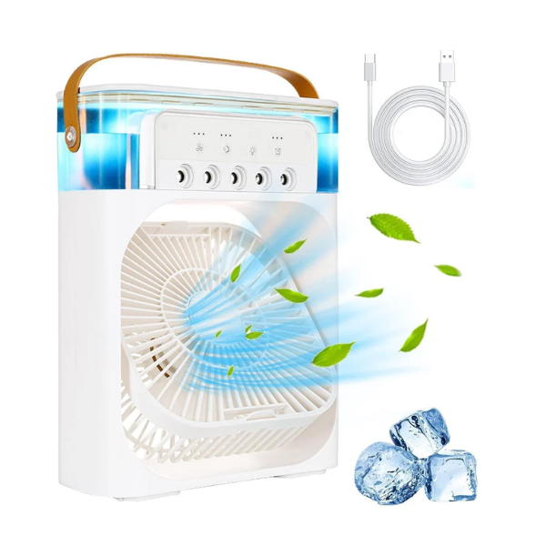 USB Rechargeable, Multi-Function Cooling Fan