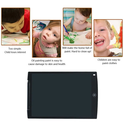 لوح كتابة إلكتروني محمول LCD مقاس 8.5 بوصة، لوح رسم رقمي