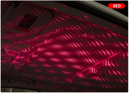 USB Powered LED Starry Sky Lamp Car Laser Star Roof Light 5V