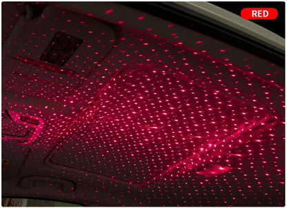 USB Powered LED Starry Sky Lamp Car Laser Star Roof Light 5V