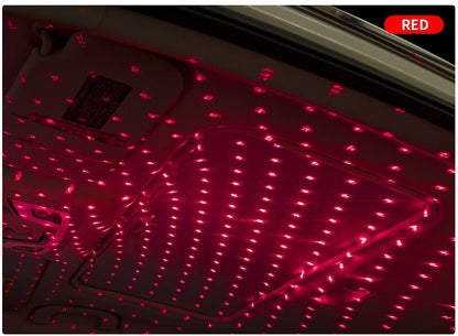 USB Powered LED Starry Sky Lamp Car Laser Star Roof Light 5V