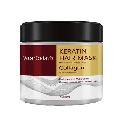Keratin Collagen Hair Mask for Dry Hair Texture Smooth Soft Hair
