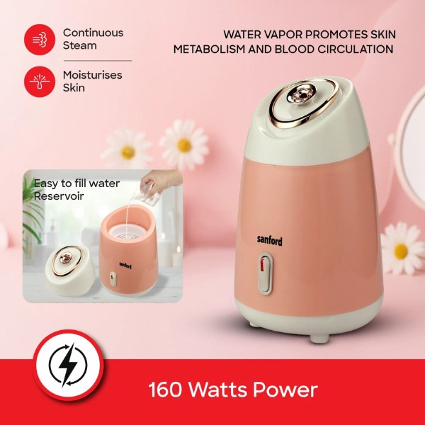 Sanford Facial Sauna SF-1947FS – Deep Cleansing Face Steamer for Skin Hydration & Pore Care