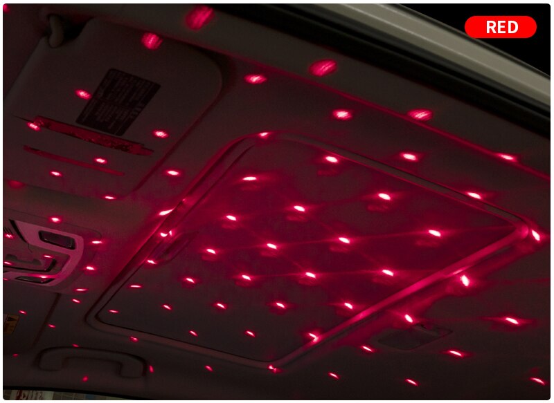 USB Powered LED Starry Sky Lamp Car Laser Star Roof Light 5V