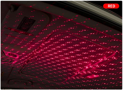 USB Powered LED Starry Sky Lamp Car Laser Star Roof Light 5V