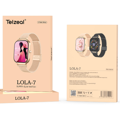 Stylish smartwatch for women with sleep tracker and step counter