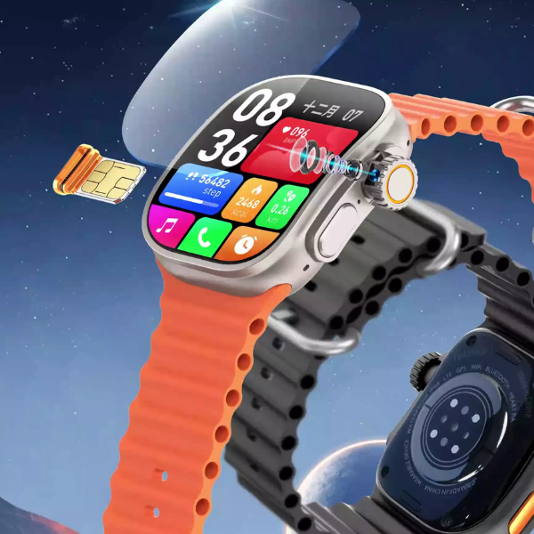 Telzeal TC41 4G Smartwatch 2.2 Inch AMOLED Curved Display SIM Support Camera 3 Straps