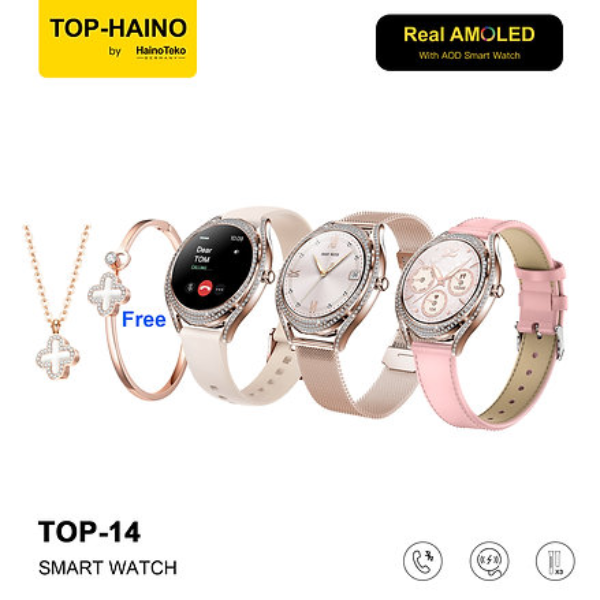 Haino-14 smart watch gift for girls birthday and anniversary