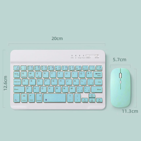 keyboard and mouse set with measurements