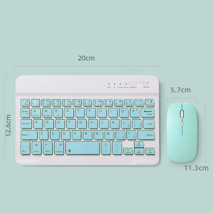 keyboard and mouse set with measurements