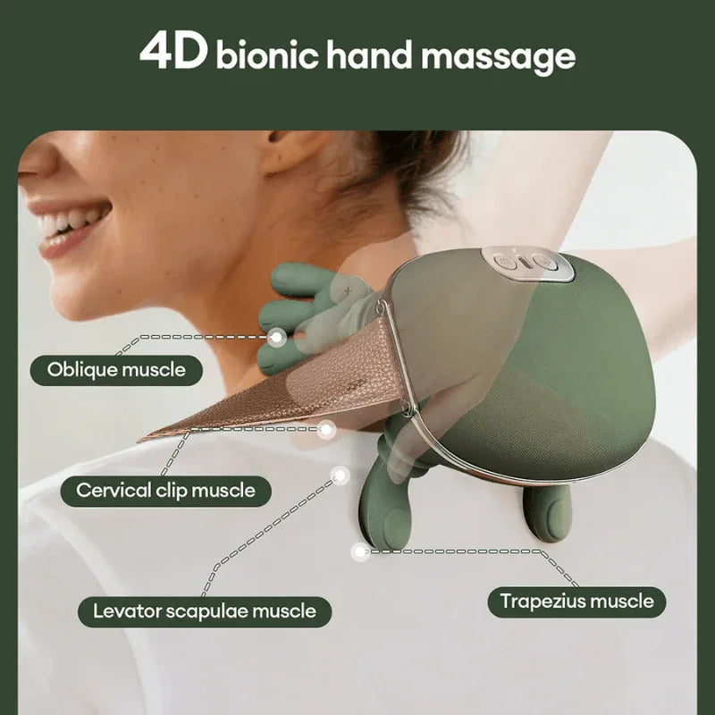 Wireless Neck Shoulder Massager – جهاز مساج الرقبة والكتف - Yalla Deals