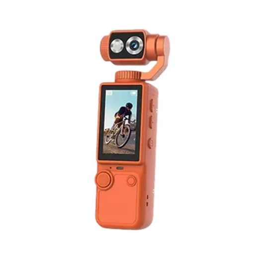 AirTab Pocket 4 Ultra HD 4K Action Camera – Adjustable Gimbal, 2.0" IPS Display, 3000mAh Battery Stabilized Camera