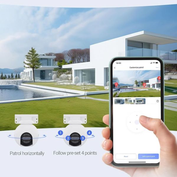 EZVIZ H80x Dual 4K Smart AI Detection Auto Tracking WiFi Security Camera