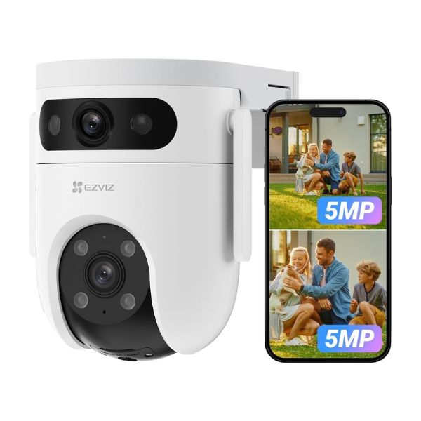 EZVIZ H9c Dual Lens 5MP 3K Pan & Tilt Smart WiFi Security Camera