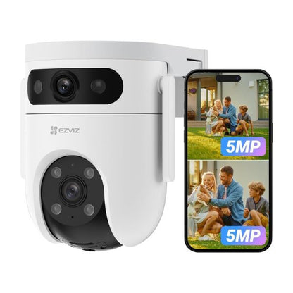 EZVIZ H9c Dual Lens 5MP 3K Pan & Tilt Smart WiFi Security Camera