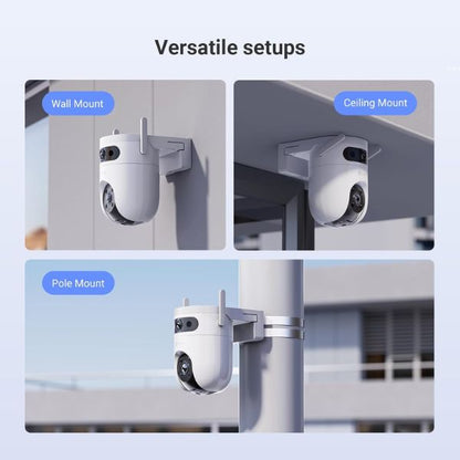 EZVIZ H9c Dual Lens 5MP 3K Pan & Tilt Smart WiFi Security Camera