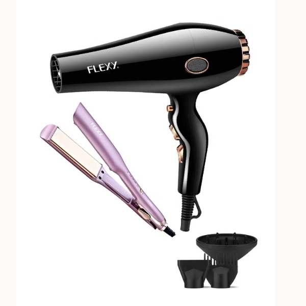 1250W hair dryer Flexy styling combo