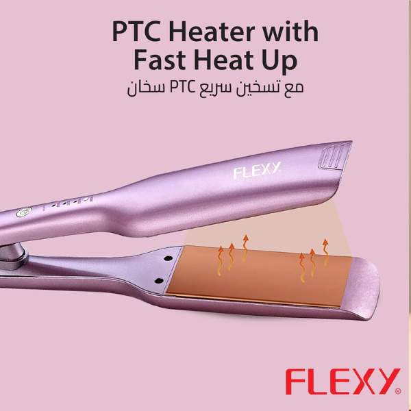 black purple hair styling set Flexy FSD2343CB