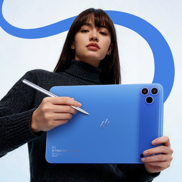 جهاز لوحي Heatz H11 - شاشة HD بحجم 10.1 بوصة، ذاكرة وصول عشوائي (RAM) سعة 12 جيجابايت، سعة تخزين 1 تيرابايت، يعمل بنظام أندرويد