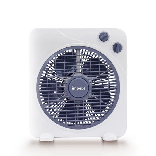Impex portable table fan with 3 speed modes and safety grill