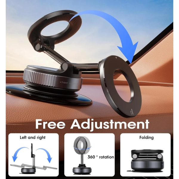 vacuum suction magnetic mobile holder for ca