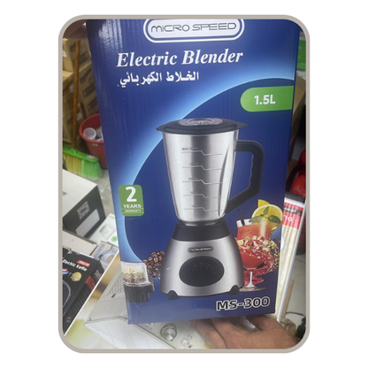 blender with 6 stainless steel blades smoothie maker