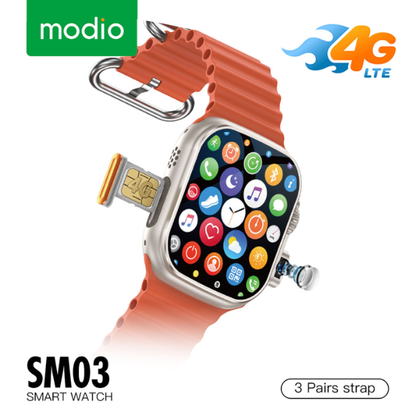Modio smart watch touch display with Bluetooth calling features