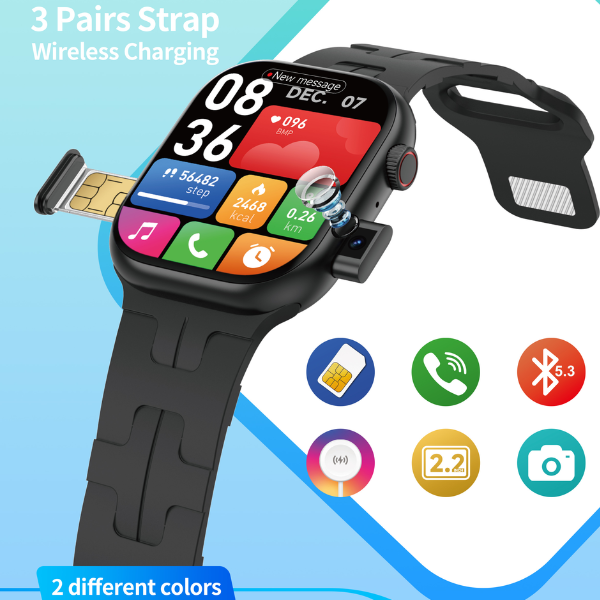 SM06 smartwatch full touchscreen with fitness tracking features