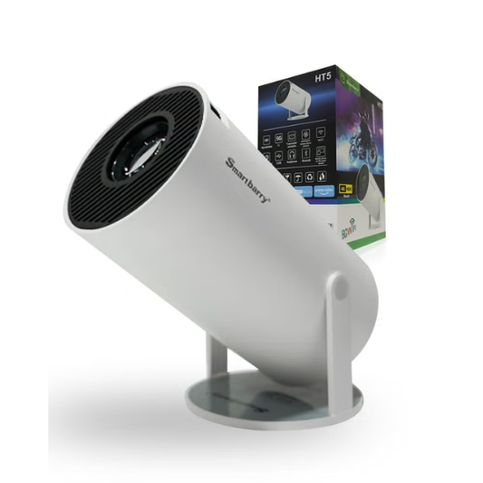 Smartberry HT5 WiFi Projector – HD Home Theater Projector with Wireless Screen Mirroring