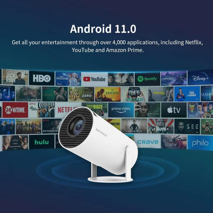Smartberry HT5 WiFi Projector – HD Home Theater Projector with Wireless Screen Mirroring